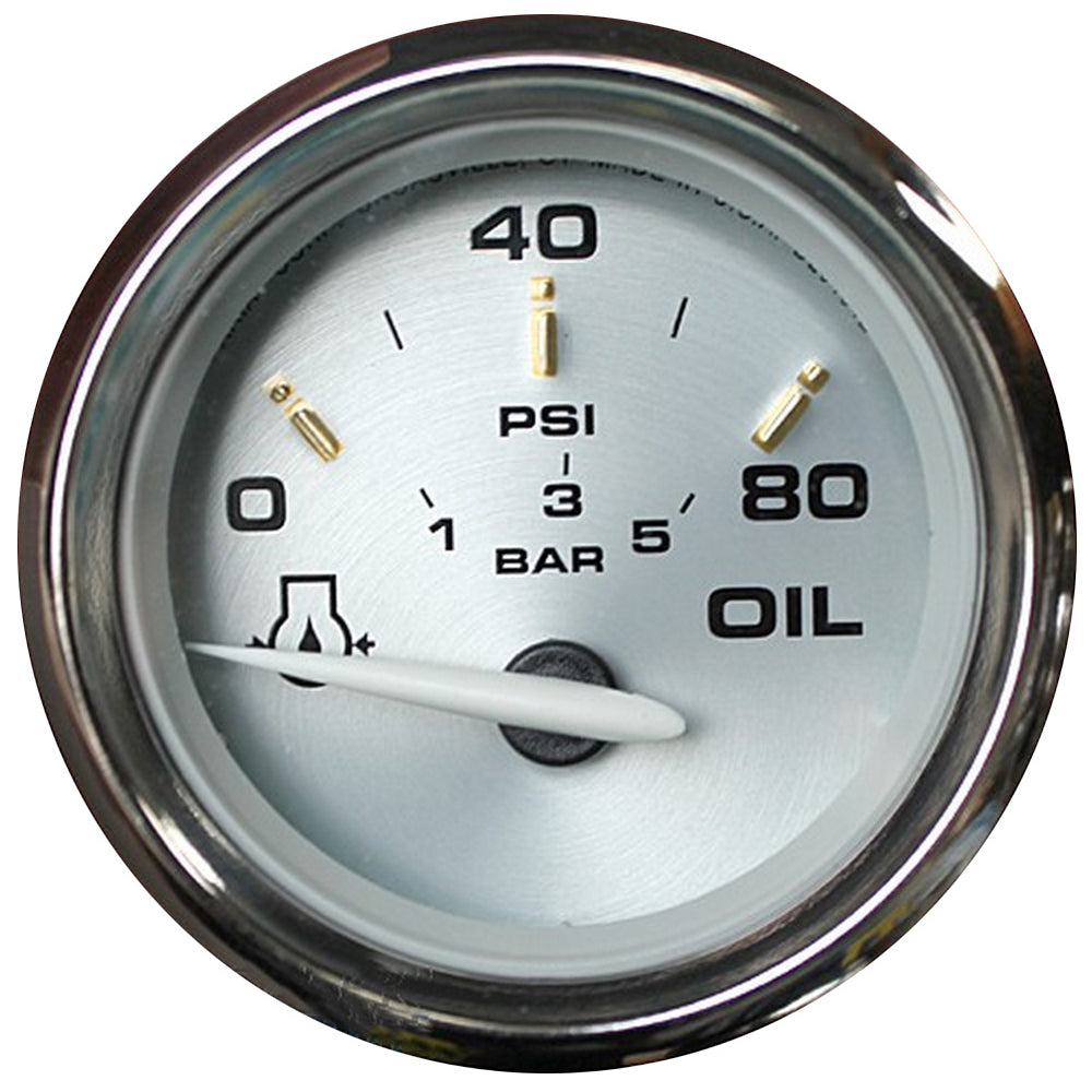 Faria Beede Instruments, Faria Kronos 2" Oil Pressure Gauge - 80 PSI