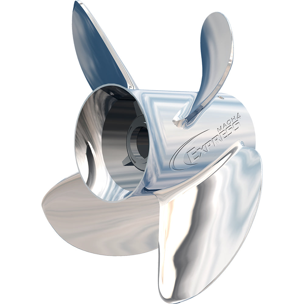 Turning Point Propellers, Turning Point Express® Mach4™ - Left Hand - Stainless Steel Propeller - EX-1417-4L - 4-Bl