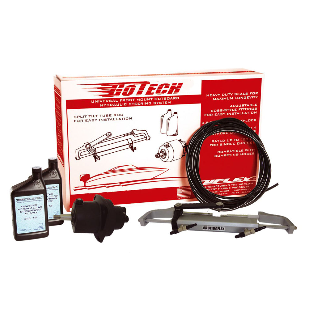 Uflex USA, UFlex GoTech™ 1.0 Universal Front Mount Outboard Hydraulic Steering System