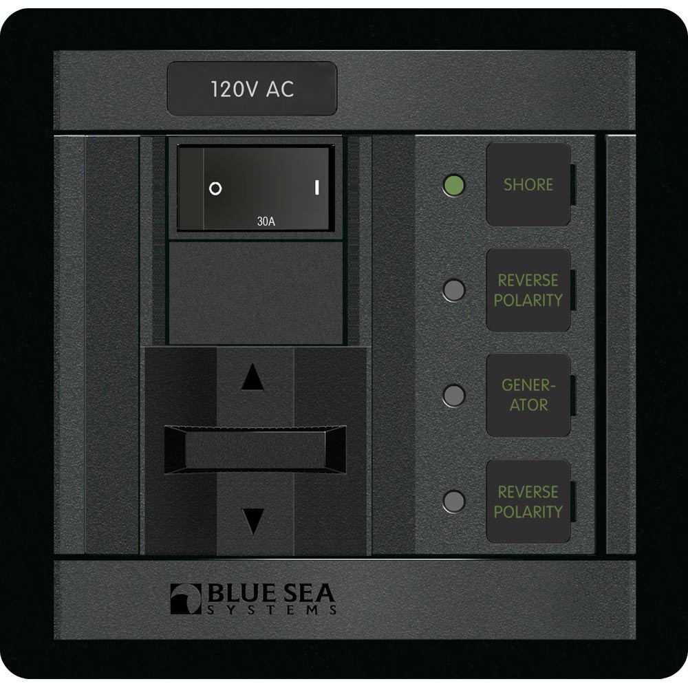 Blue Sea Systems, Blue Sea 1208 120V AC 2 Sources - 30A