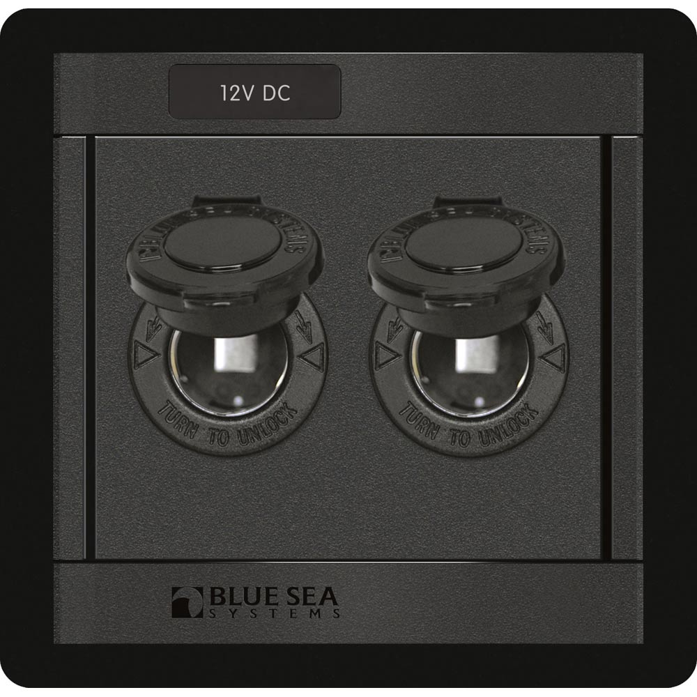 Blue Sea Systems, Blue Sea 1472 DC 12V Socket Panel