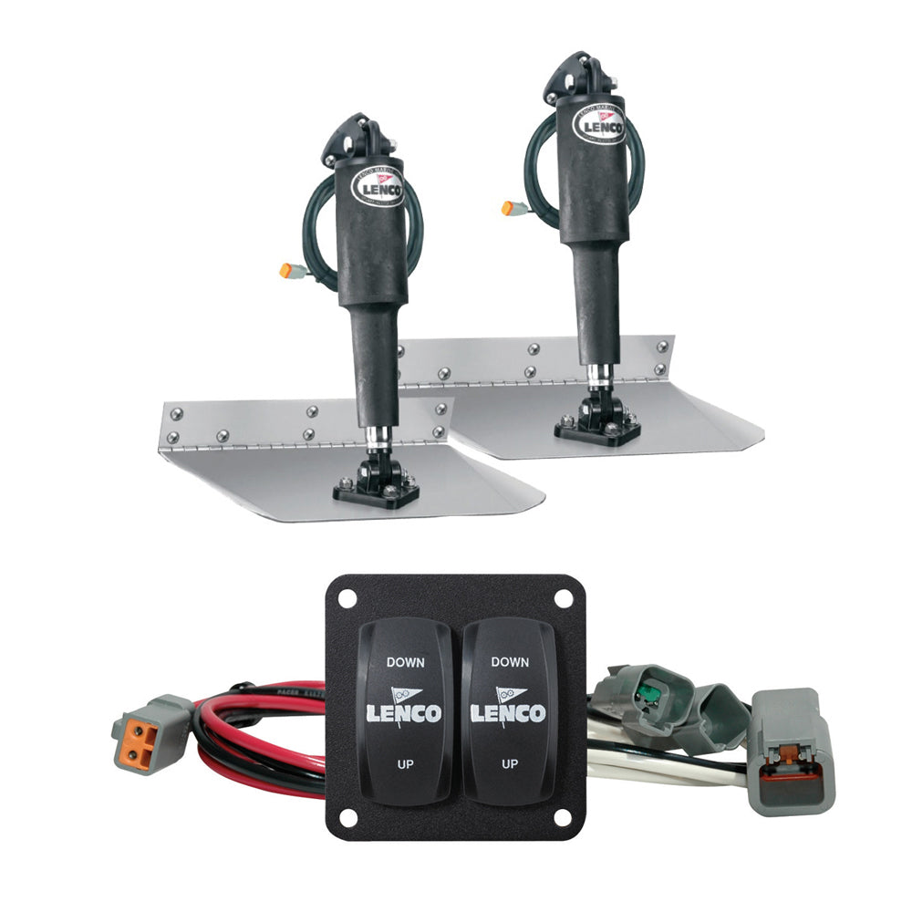 Lenco Marine, Lenco 9" x 12" Standard Trim Tab Kit w/Double Rocker Switch