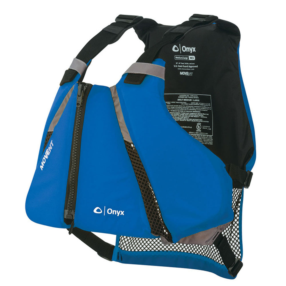 Onyx Outdoor, Onyx MoveVent Curve Paddle Sports Life Vest - XL/2X - Blue