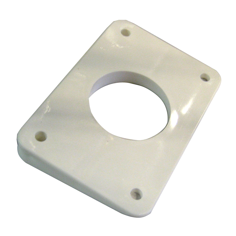 Rupp Marine, Rupp 10 Degree Top Gun Mounting Wedge White - Sold Individually