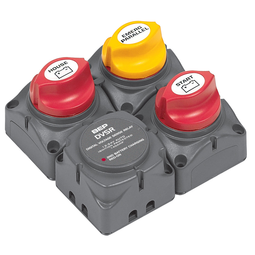 BEP Marine, BEP Square Battery Distribution Cluster f/Single Engine w/Two Battery Banks