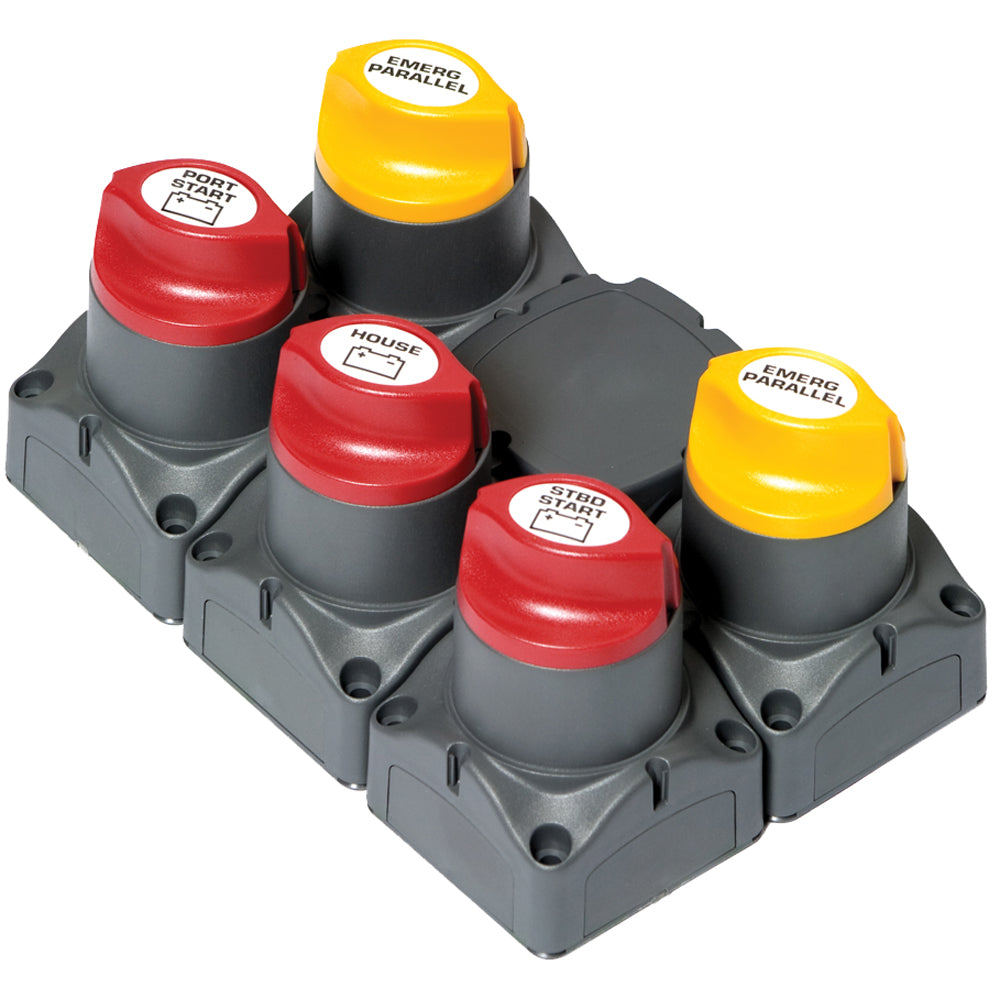 BEP Marine, BEP Battery Distribution Cluster f/Twin Outboard Engines w/Three Battery Banks w/Motorized VSR