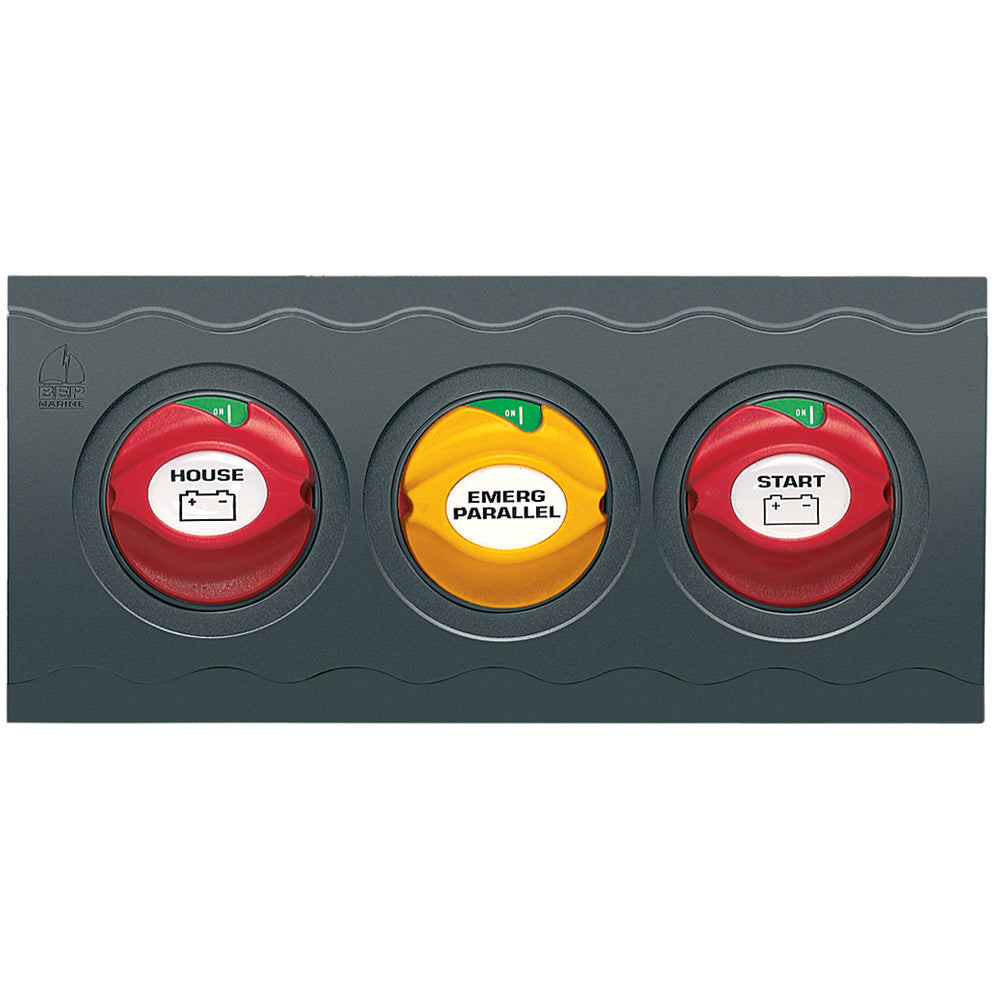 BEP Marine, BEP Contour Connect 3 Battery Switch Panel w/3 Disconnects