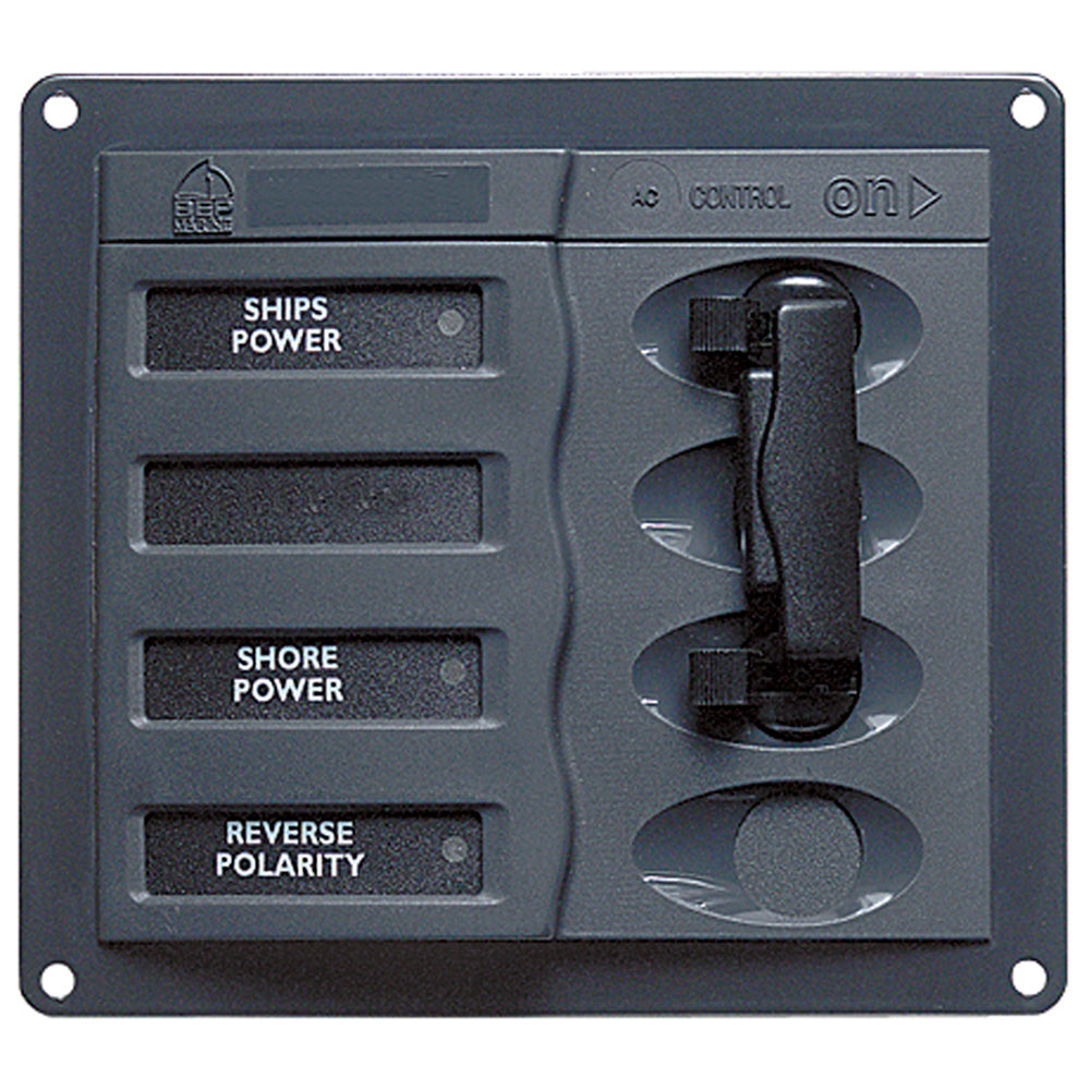 BEP Marine, BEP AC Circuit Breaker Panel without Meters, Double Pole Change Over Panel