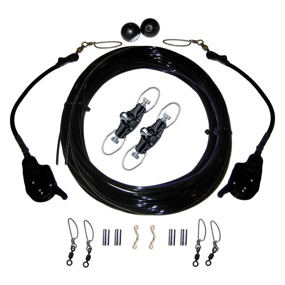 Rupp Marine, Rupp Single Rigging Kit W/Lok-Ups & Nok-Outs - 160' Black Mono
