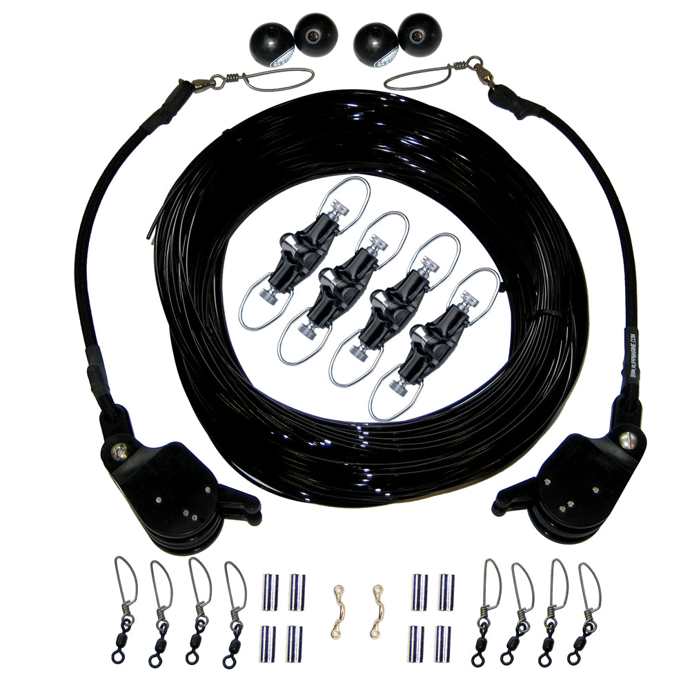Rupp Marine, Rupp Double Rigging Kit w/Lok-Ups & Nok-Outs - 260' Black Mono