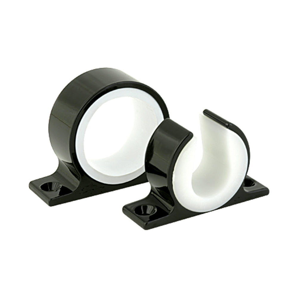 Lee's Tackle, Lee's Single Rod Rack Set - Bright Black Finish