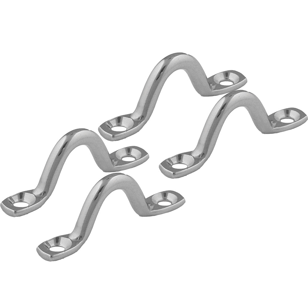 TACO Marine, Taco Stamped Stainless Steel Eye Straps (4 Pack)