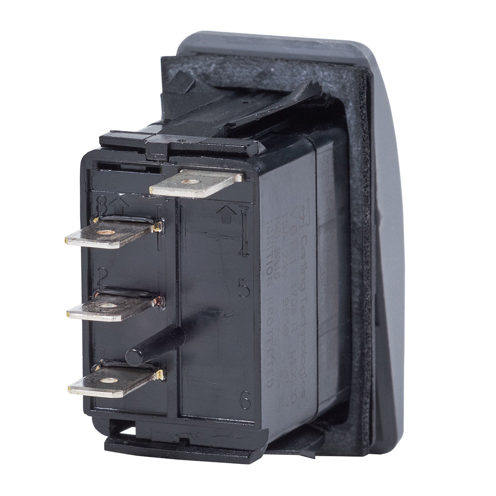 Blue Sea Systems, Blue Sea 7931 Contura II Switch SPDT Black - ON-OFF-ON