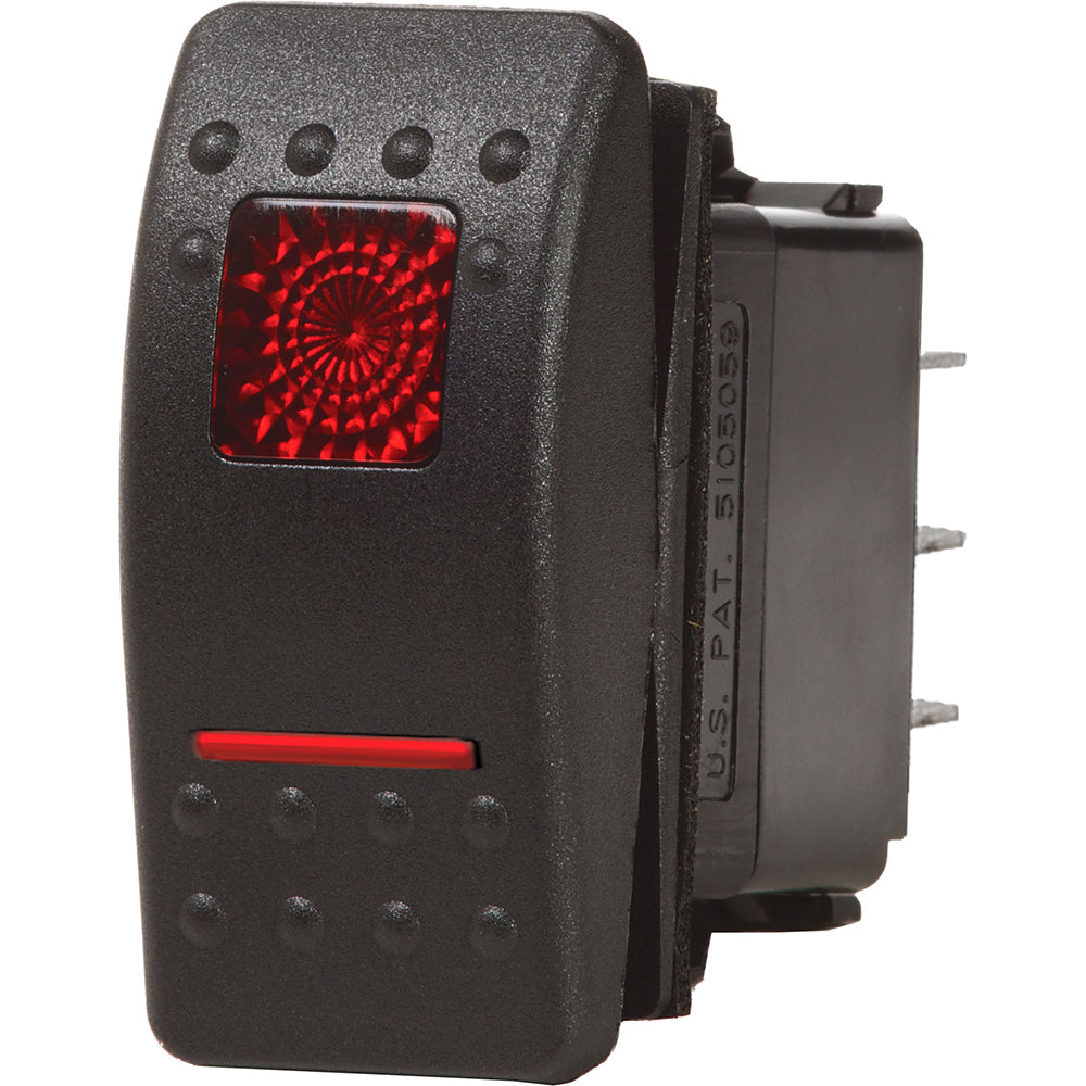 Blue Sea Systems, Blue Sea 7931 Contura II Switch SPDT Black - ON-OFF-ON