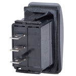 Blue Sea Systems, Blue Sea 7933 Contura II Switch SPDT Black - (ON)-OFF-(ON)