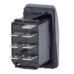 Blue Sea Systems, Blue Sea 7936 Contura II Switch DPDT Black - ON-OFF-ON