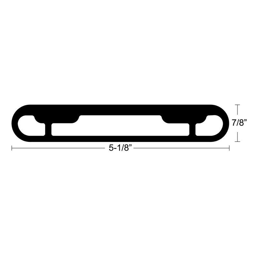 TACO Marine, TACO T-Top Extrusion Plate Pre-Drilled f/Grand Slams - 30" - Pair