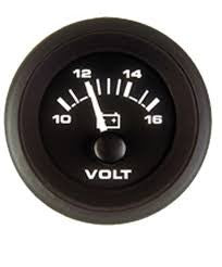 Sierra, Voltmeter Black Premier Pro 2 8-18 Vdc