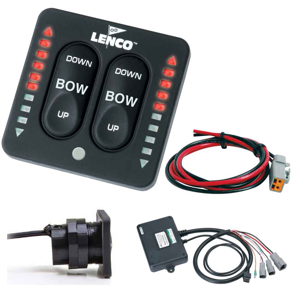 Lenco Marine, Lenco LED Indicator Two-Piece Tactile Switch Kit w/Pigtail f/Single Actuator Systems