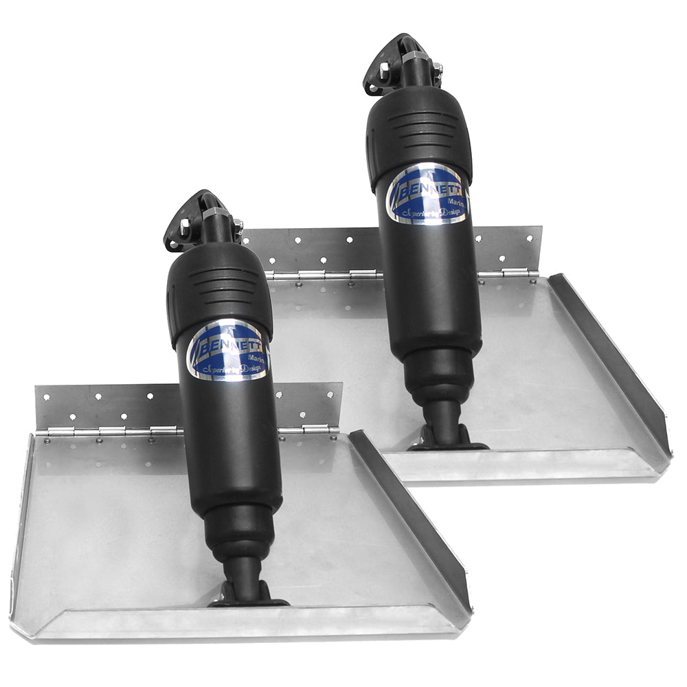 Bennett Marine, Bennett BOLT 1212ED Electric - Edge Mount Limited Space Trim Tab Kit - 12V - 12" x 12"