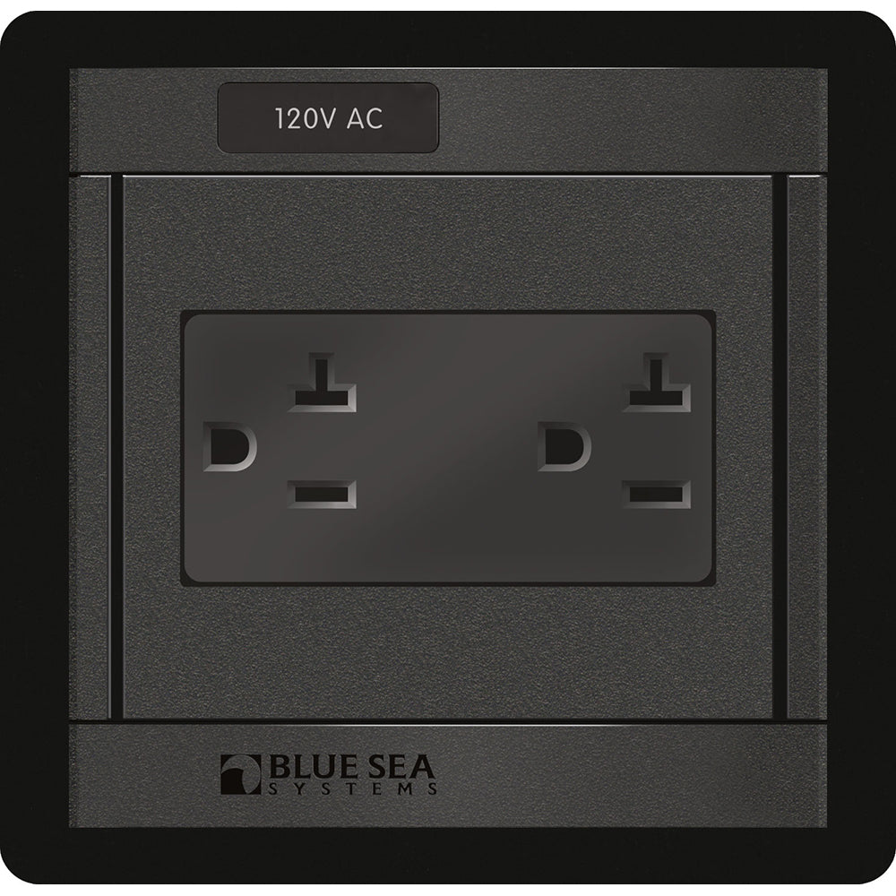 Blue Sea Systems, Blue Sea 1479 360 Panel - 120V AC DUal Outlet