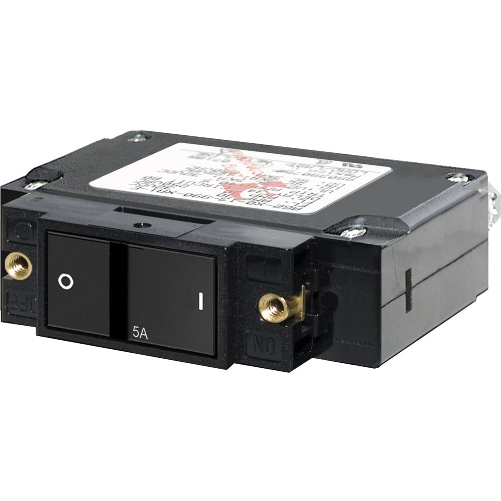 Blue Sea Systems, Blue Sea 7540 C-Series Flat Rocker Circuit Breaker - Single Pole - 5A