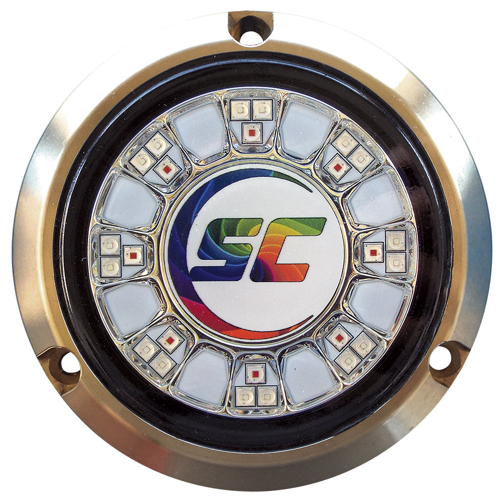 Shadow-Caster LED Lighting, Shadow-Caster SCR-24 Bronze Underwater Light - 24 LEDs - Full Color Changing