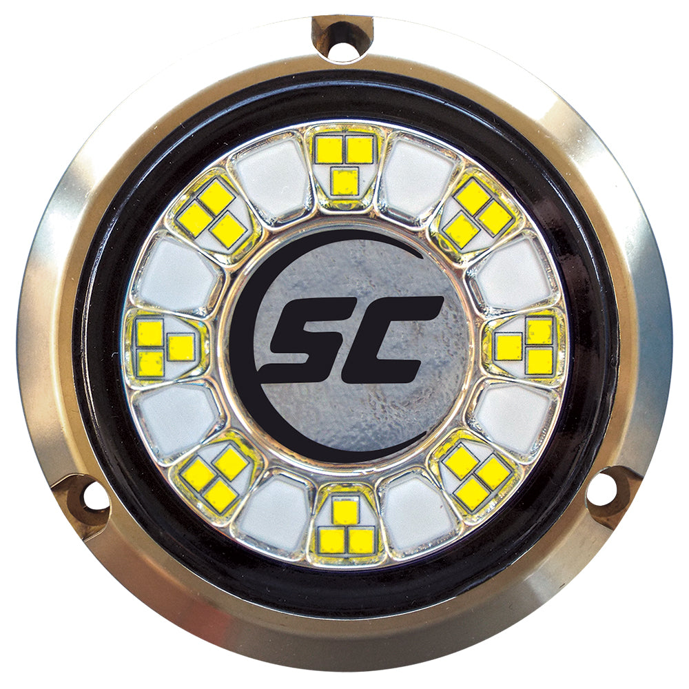 Shadow-Caster LED Lighting, Shadow-Caster SCR-24 Bronze Underwater Light - 24 LEDs - Great White