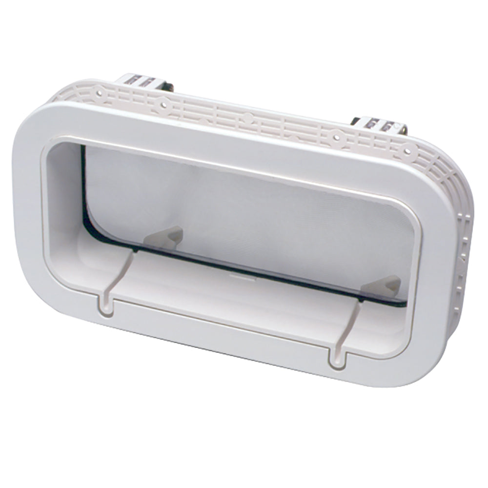 Beckson Marine, Beckson Drain Port - 4" x 14" x 1"-Depth - White/Clear