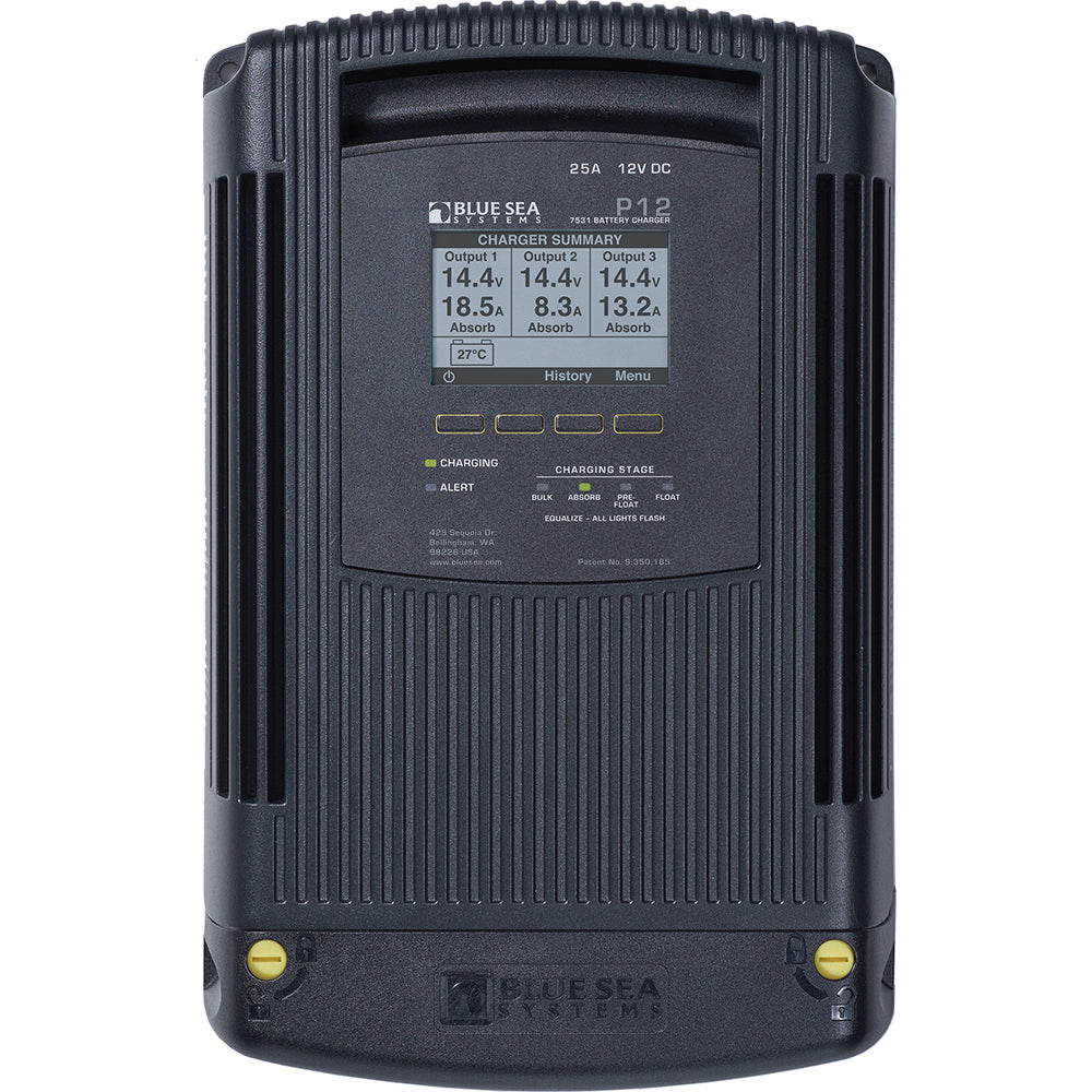 Blue Sea Systems, Blue Sea 7531 P12 Battery Charger - 12V DC 25A