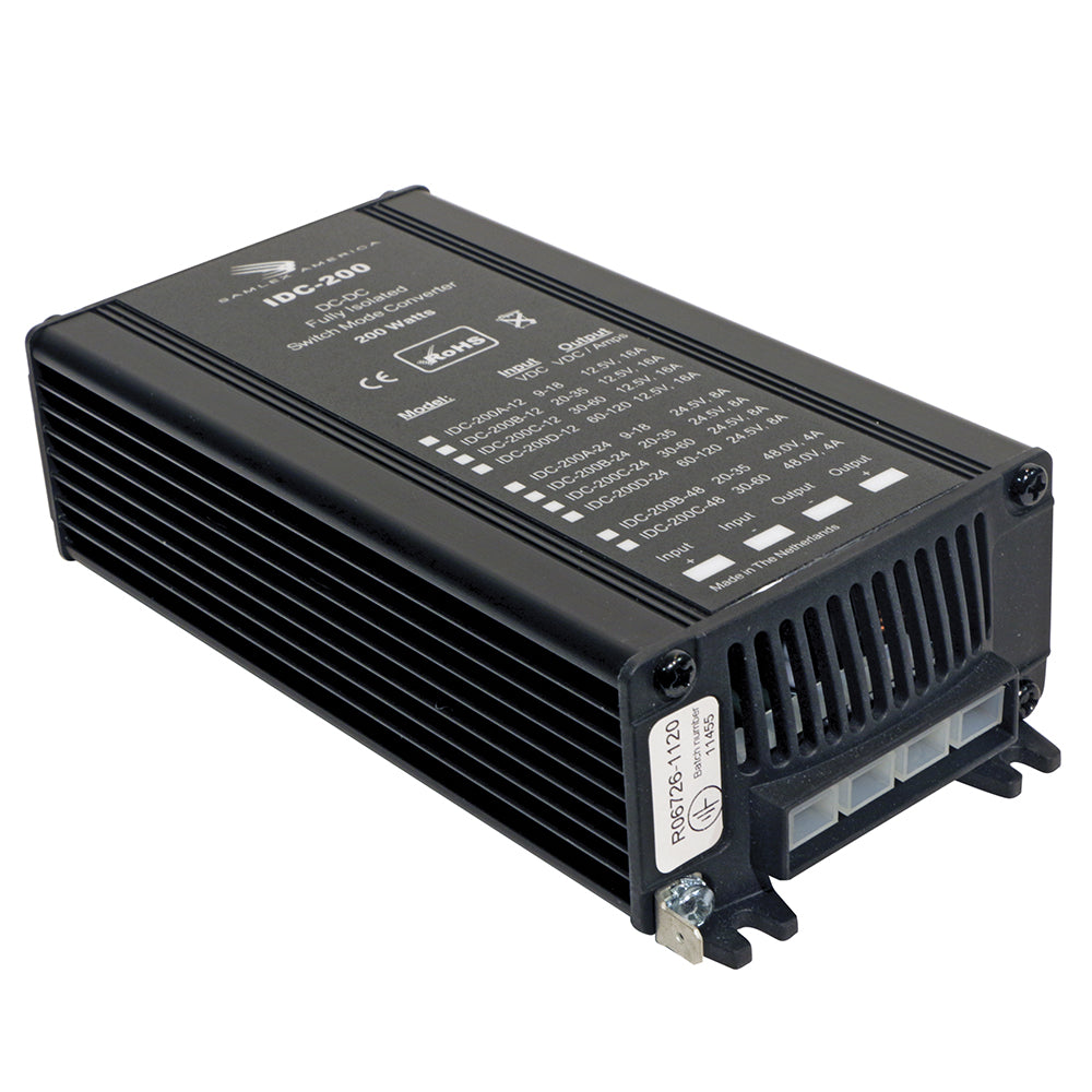 Samlex America, Samlex 200W Fully Isolated DC-DC Converter - 8A - 30-60V Input - 24V Output