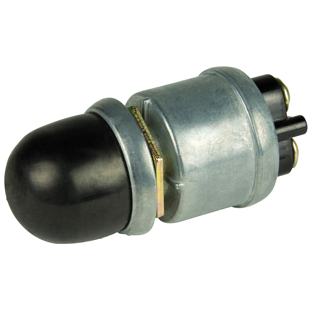 BEP Marine, BEP 2-Position SPST Heavy-Duty Push Button Switch w/Cover - OFF/(ON) - 35 Amp