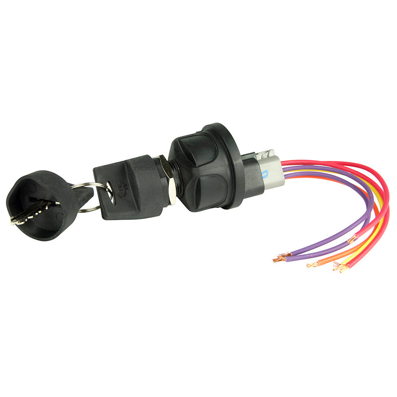 BEP Marine, BEP 4-Position Sealed Nylon Ignition Switch - Accessory/OFF/Ignition & Accessory/Start