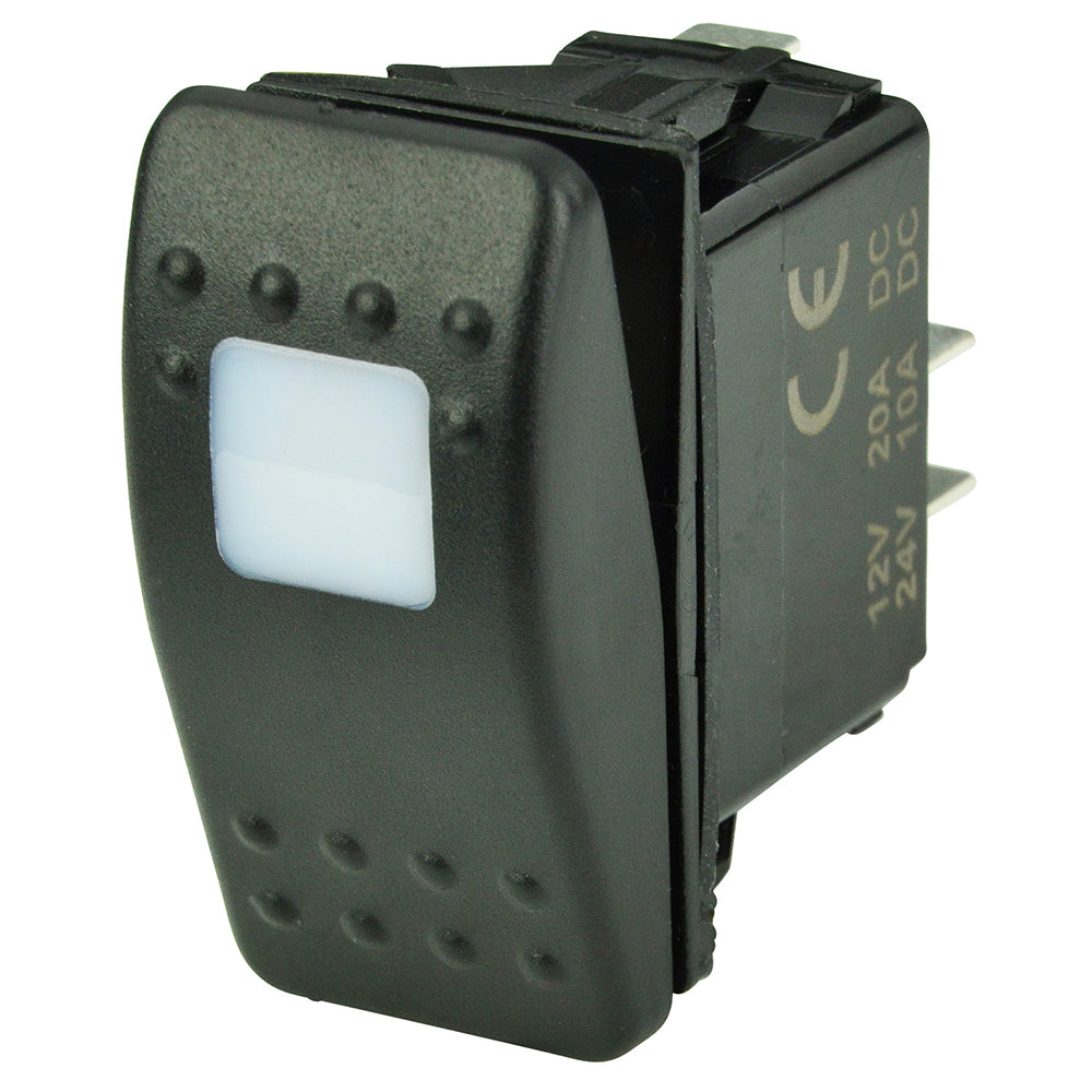 BEP Marine, BEP SPST Contura Switch - 1-Amber LED - OFF/ON