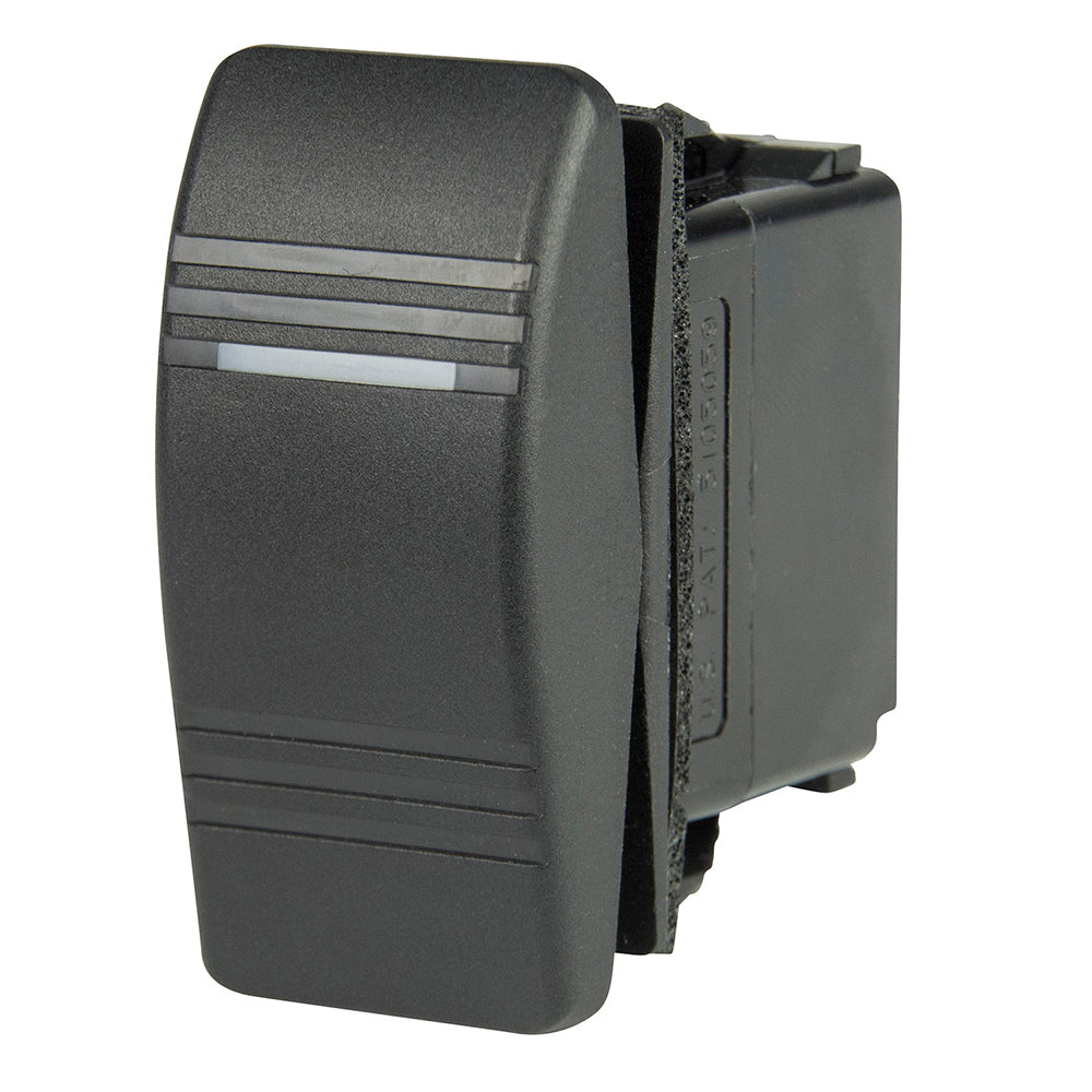 BEP Marine, BEP DPDT Contura Switch - 1-Amber LED - ON/OFF/(ON)
