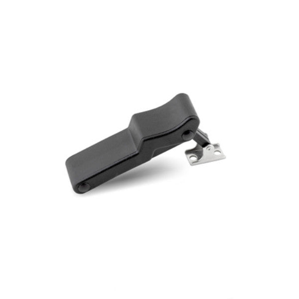 Whitecap Industries, Pkgd. Black Rubber Draw Latch (w/S.S. Oval Keeper)