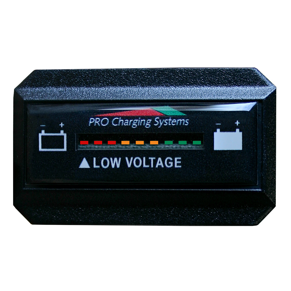 Dual Pro Battery Fuel Gauge - DeltaView® Link Compatible - Rectangle - 72V System (6-12V Batteries, 12-6V Batteries, 9-8V