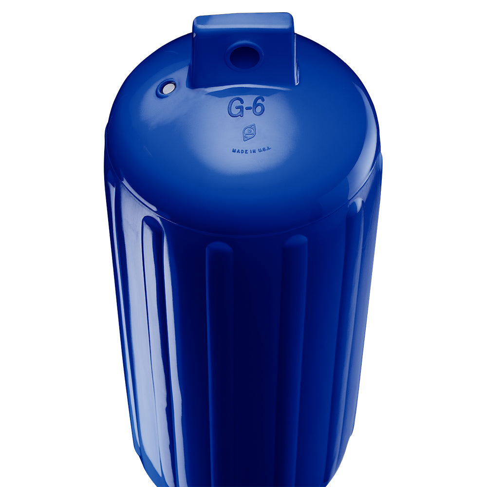 Polyform U.S., Polyform G-6 Twin Eye Fender 11" x 30" - Cobalt Blue w/Adapter