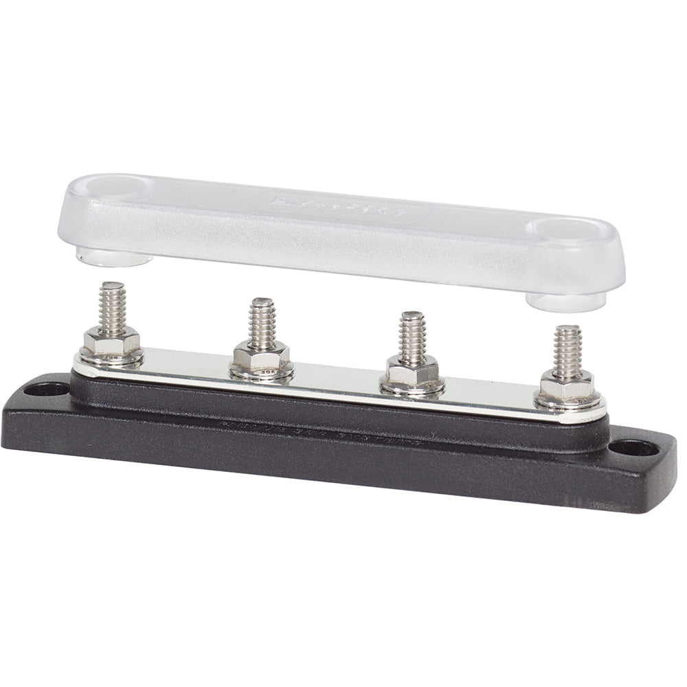 Blue Sea Systems, Blue Sea 2307 Common 150A BusBar - (4) 1/4"-20 Studs w/Cover