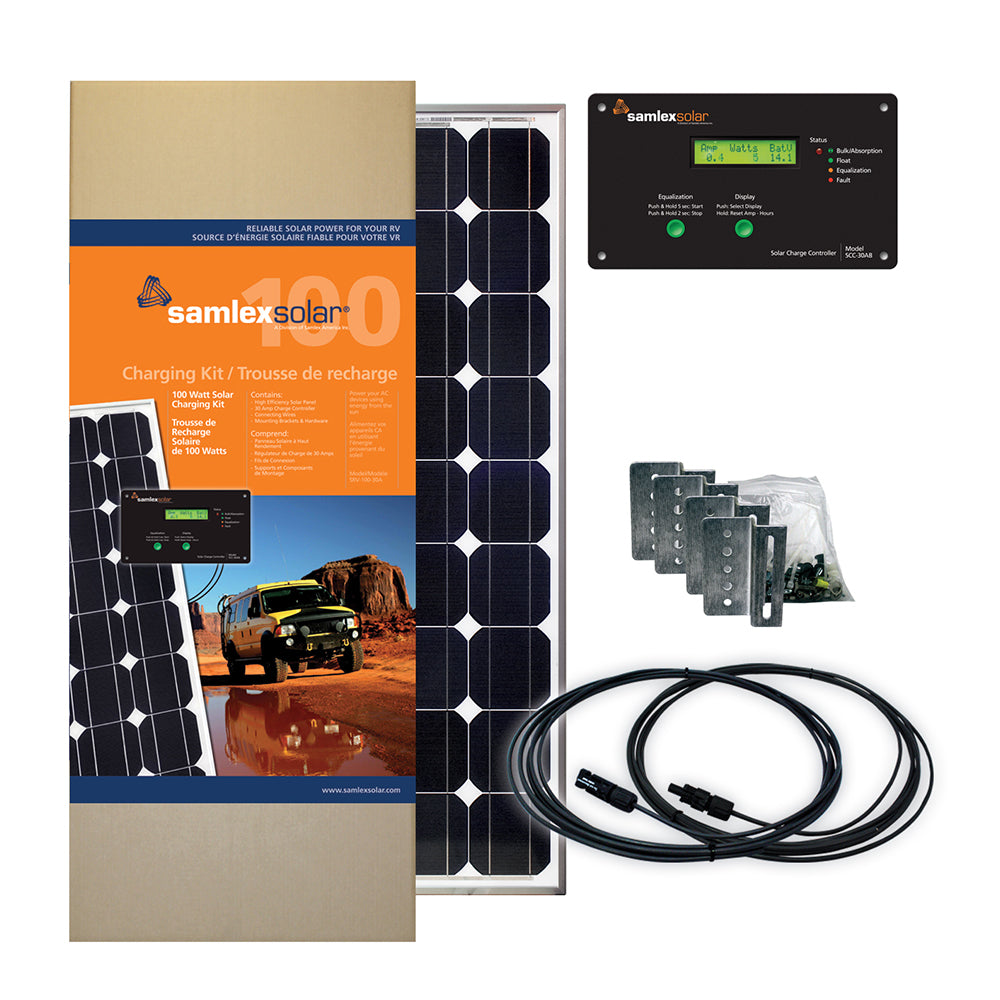 Samlex America, Samlex Solar Charging Kit - 100W - 30A