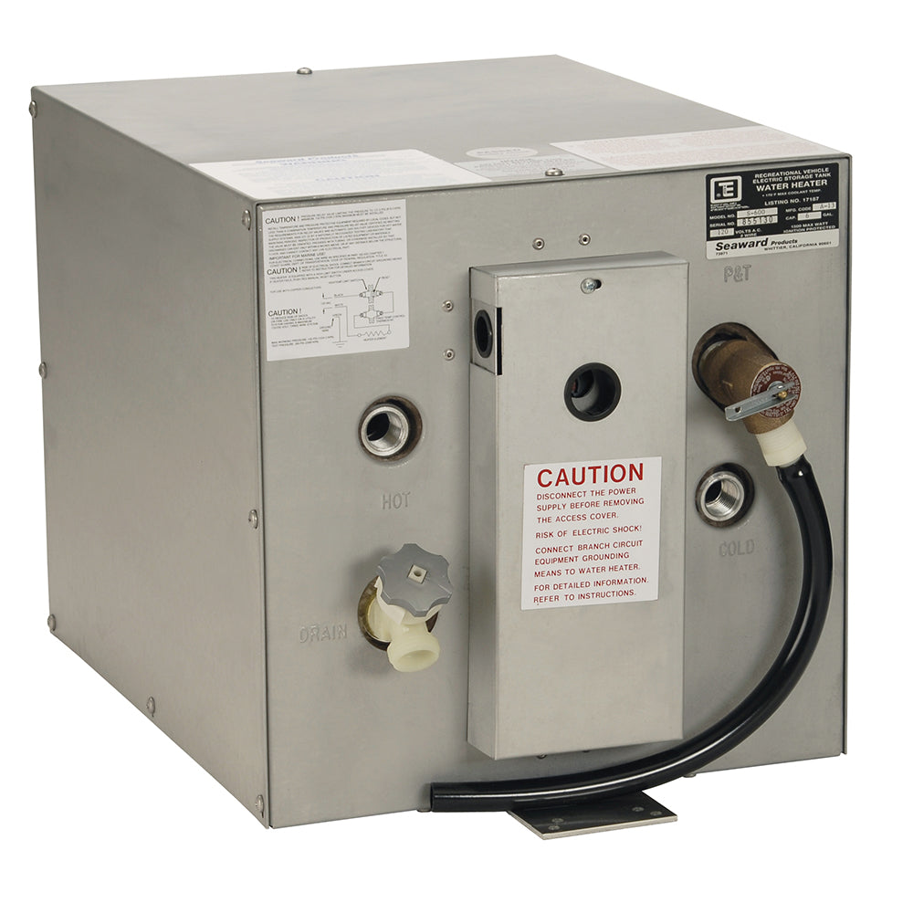 Whale Marine, Whale Seaward 6 Gallon Hot Water Heater - Galvanized Steel - 240V - 1500W