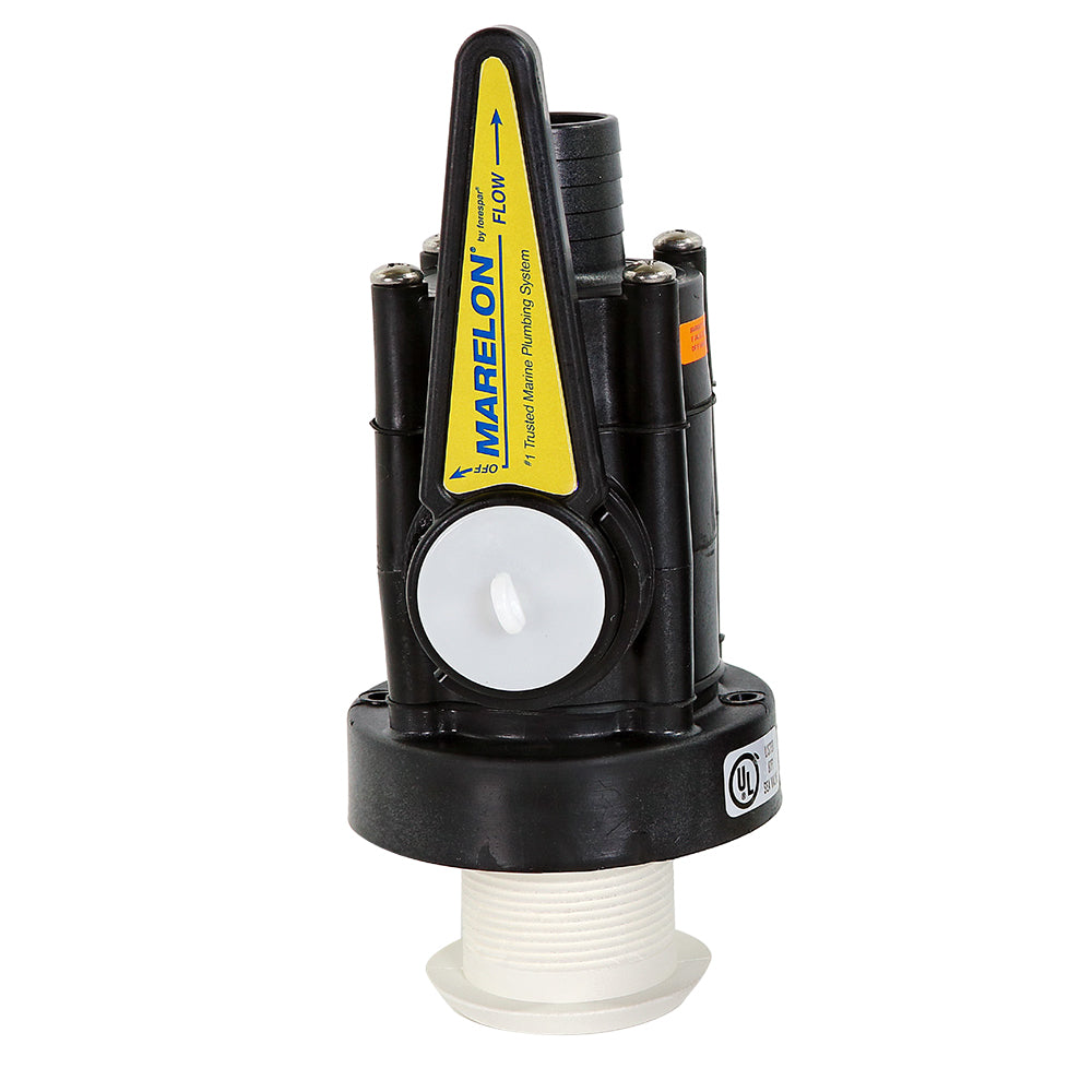 Forespar Performance Products, Forespar Marelon Full-Flow Seacock & 3/4" Mushroom Through-Hull