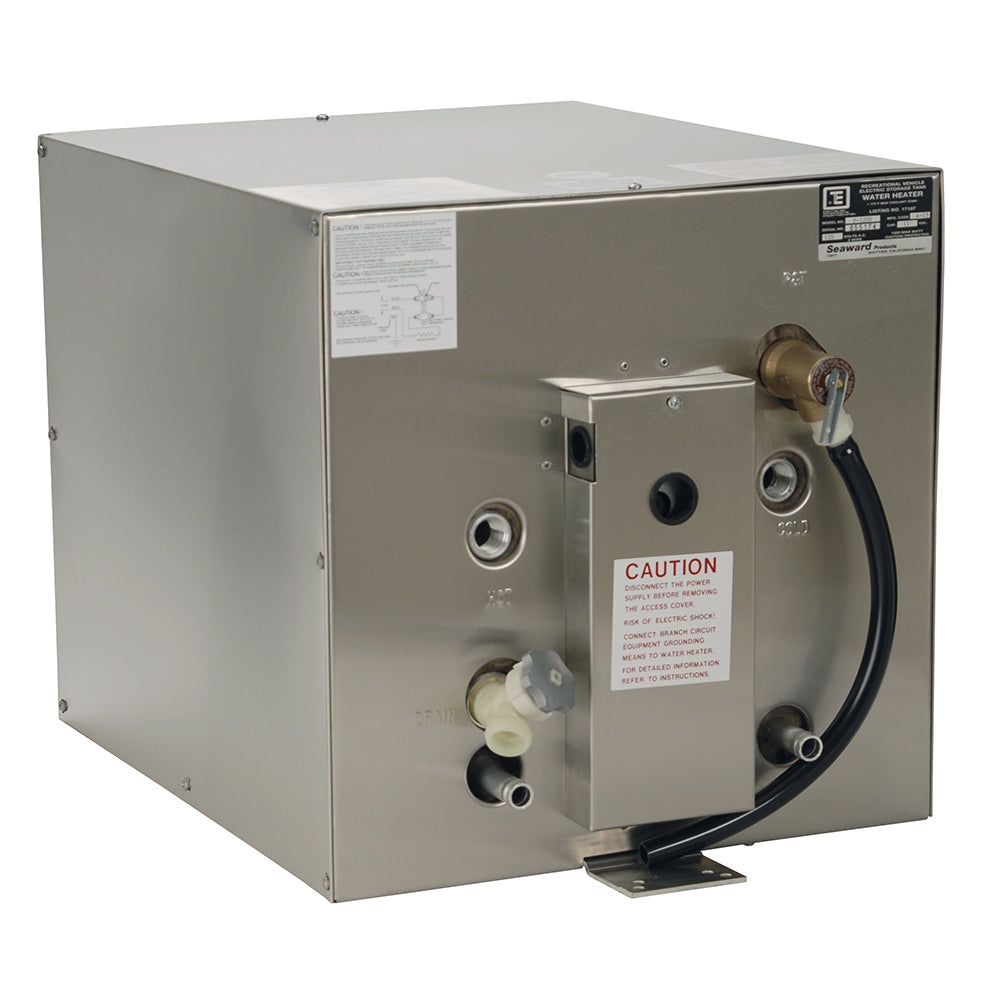 Whale Marine, Whale Seaward 11 Gallon Hot Water Heater w/Front Heat Exchanger - Stainless Steel - 240V - 1500W