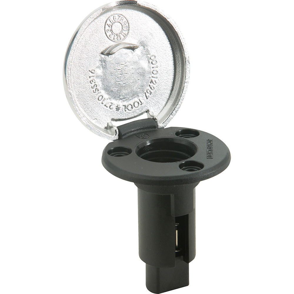 Attwood Marine, Attwood LightArmor Plug-In Base - 2 Pin - Stainless Steel - Round
