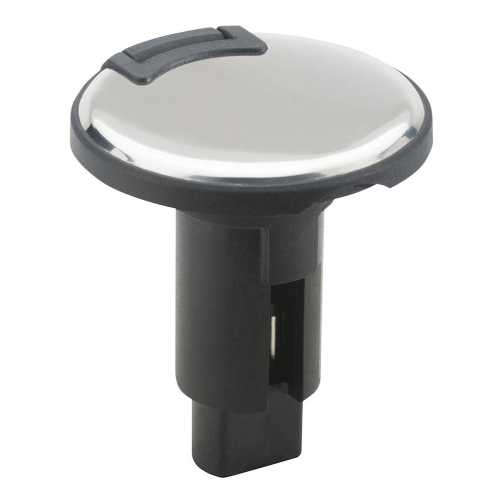 Attwood Marine, Attwood LightArmor Plug-In Base - 2 Pin - Stainless Steel - Round