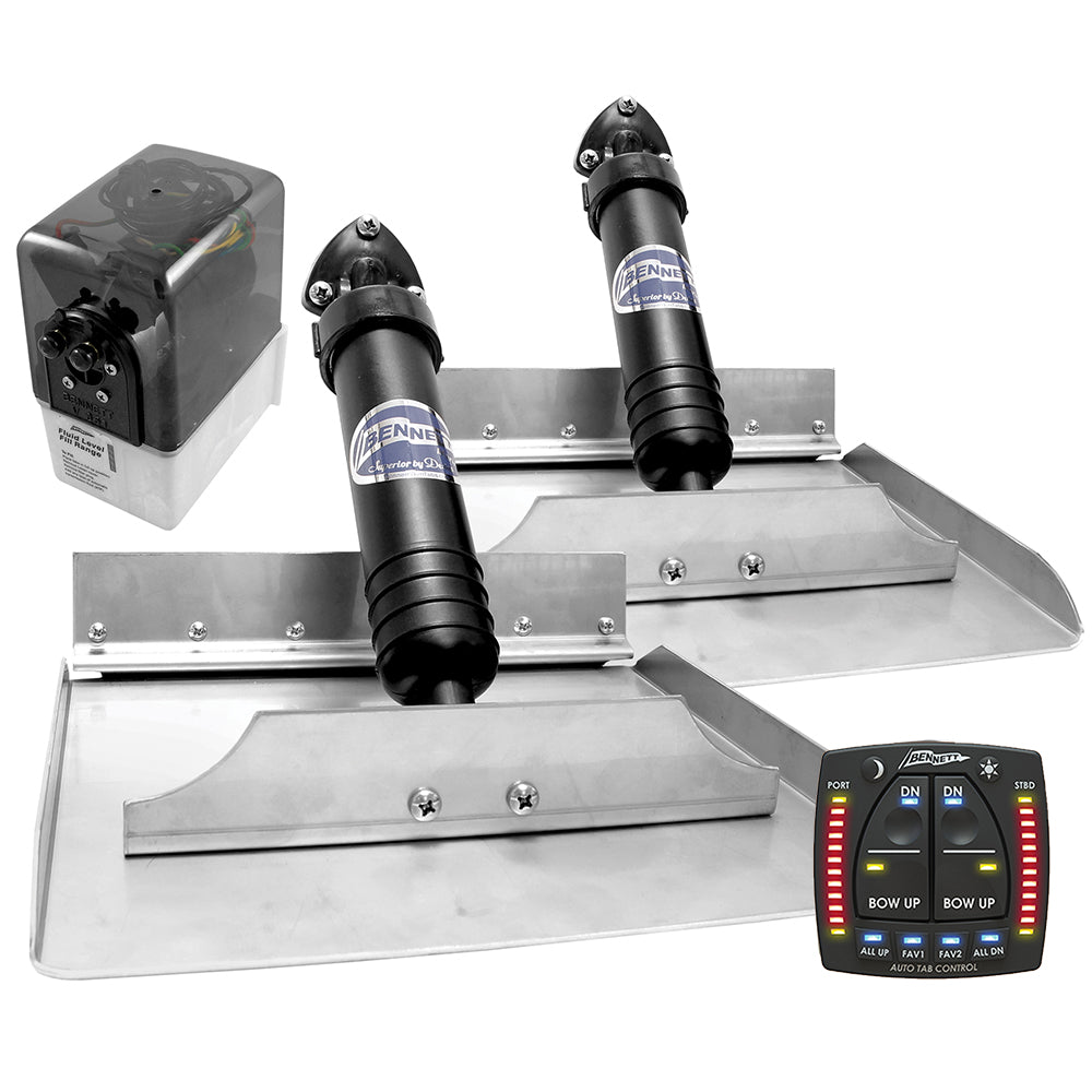 Bennett Marine, Bennett 129ATP Hydraulic Trim Tab Complete Kit w/Auto Trim Pro