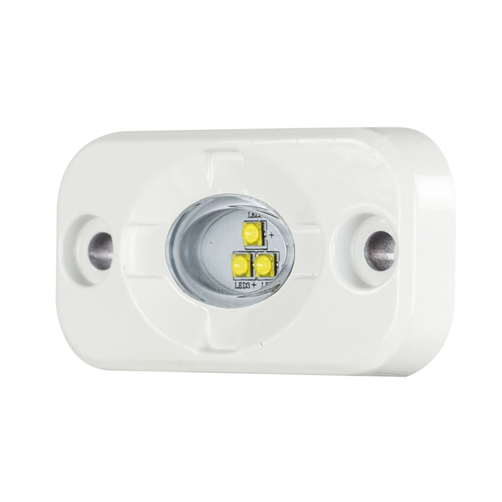 HEISE LED Lighting Systems, HEISE Marine Auxiliary Accent Lighting Pod - 1.5" x 3" - White/White