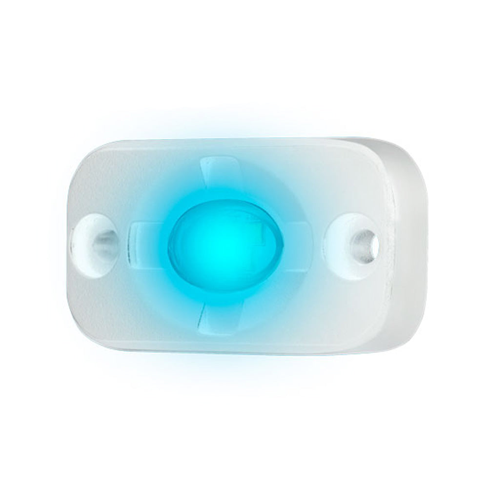 HEISE LED Lighting Systems, HEISE Marine Auxiliary Accent Lighting Pod - 1.5" x 3" - White/Blue