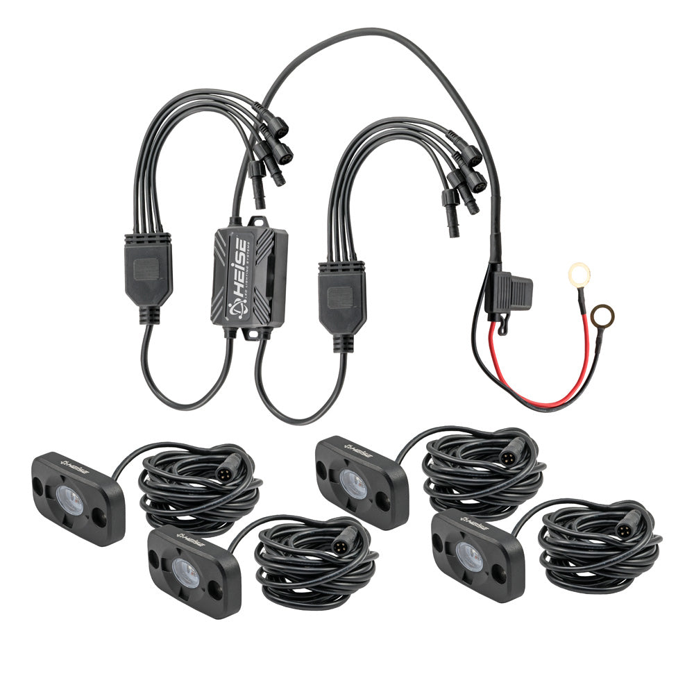 HEISE LED Lighting Systems, HEISE RGB Accent Lighting Kit - 4 Pack