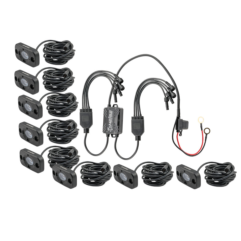 HEISE LED Lighting Systems, HEISE RGB Accent Lighting Kit - 8 Pack